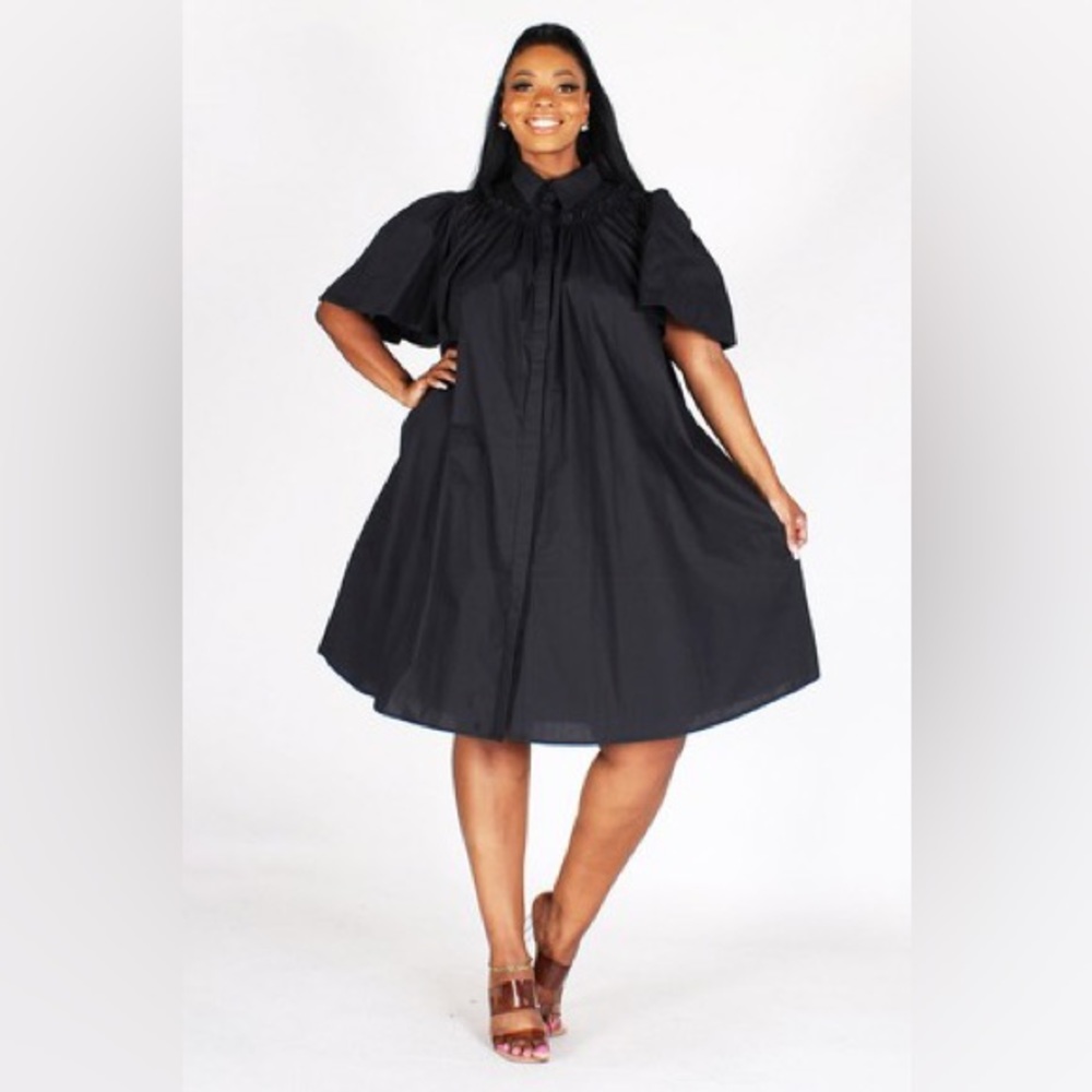 Plus size baby doll style dress